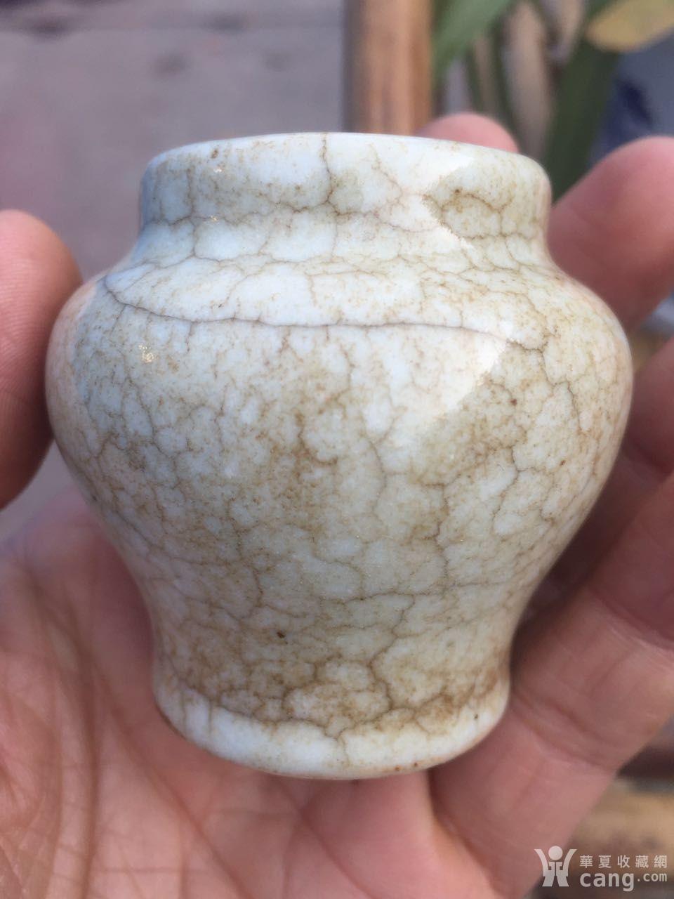 清代哥窑小水盂