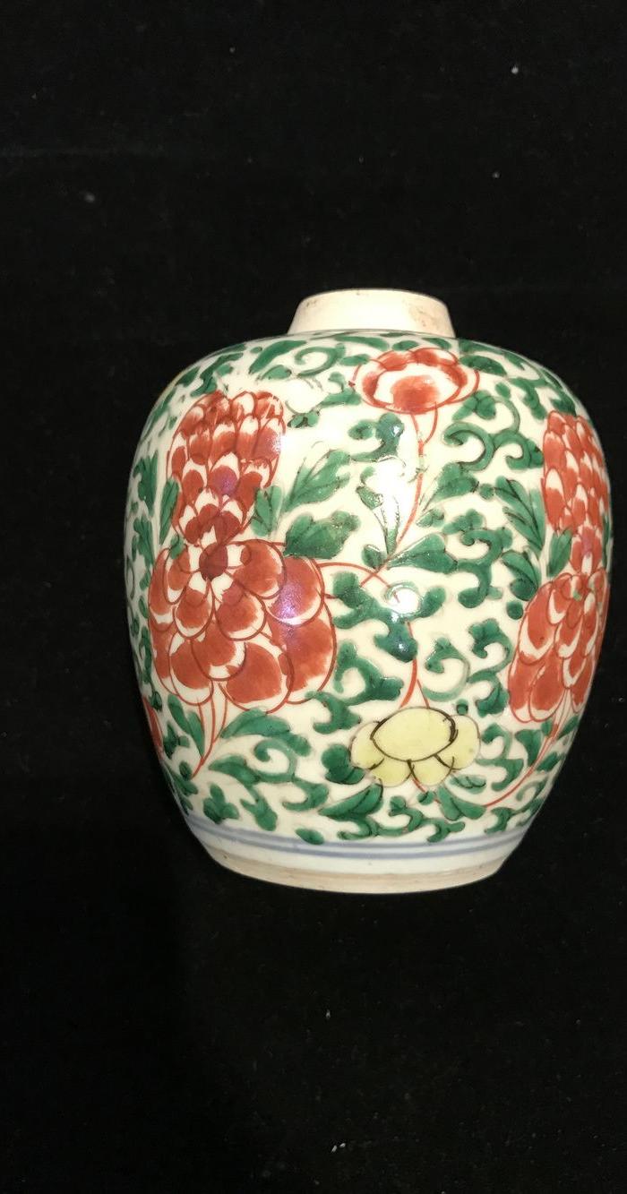 清顺治·五彩罐