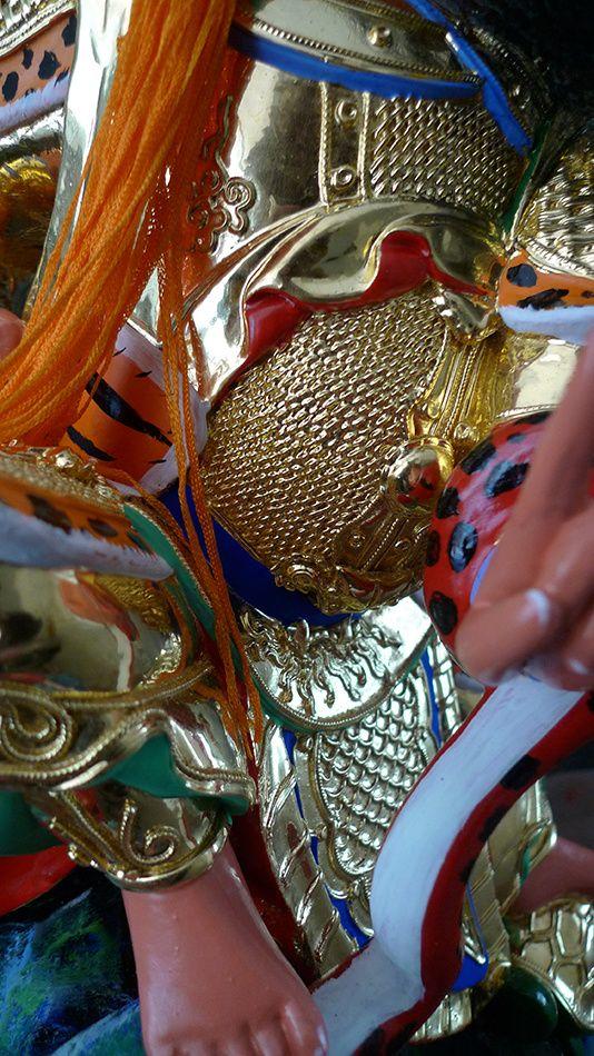 43厘米樟木雕 漆线雕 玄天上帝 玄武大帝 真武大帝