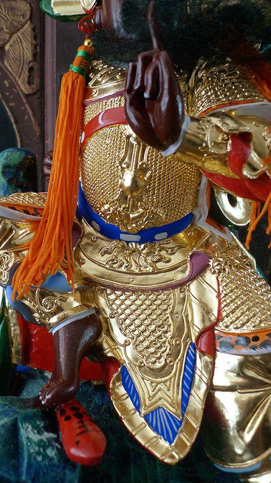 43厘米樟木雕 漆线雕 玄天上帝 玄武大帝 真武大帝