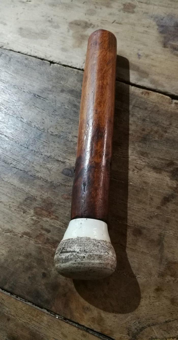 民国时期,楠木柄捣药小锤