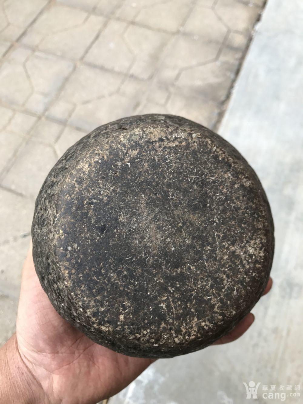 超级好包浆老石头蒜臼子一个