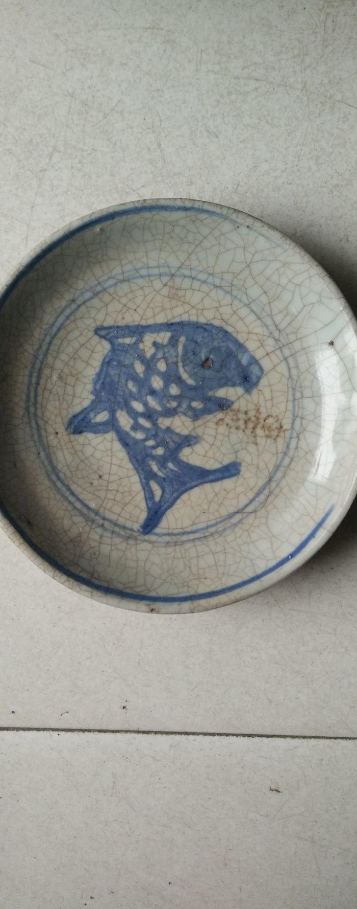 明代开片鱼盘《特价》