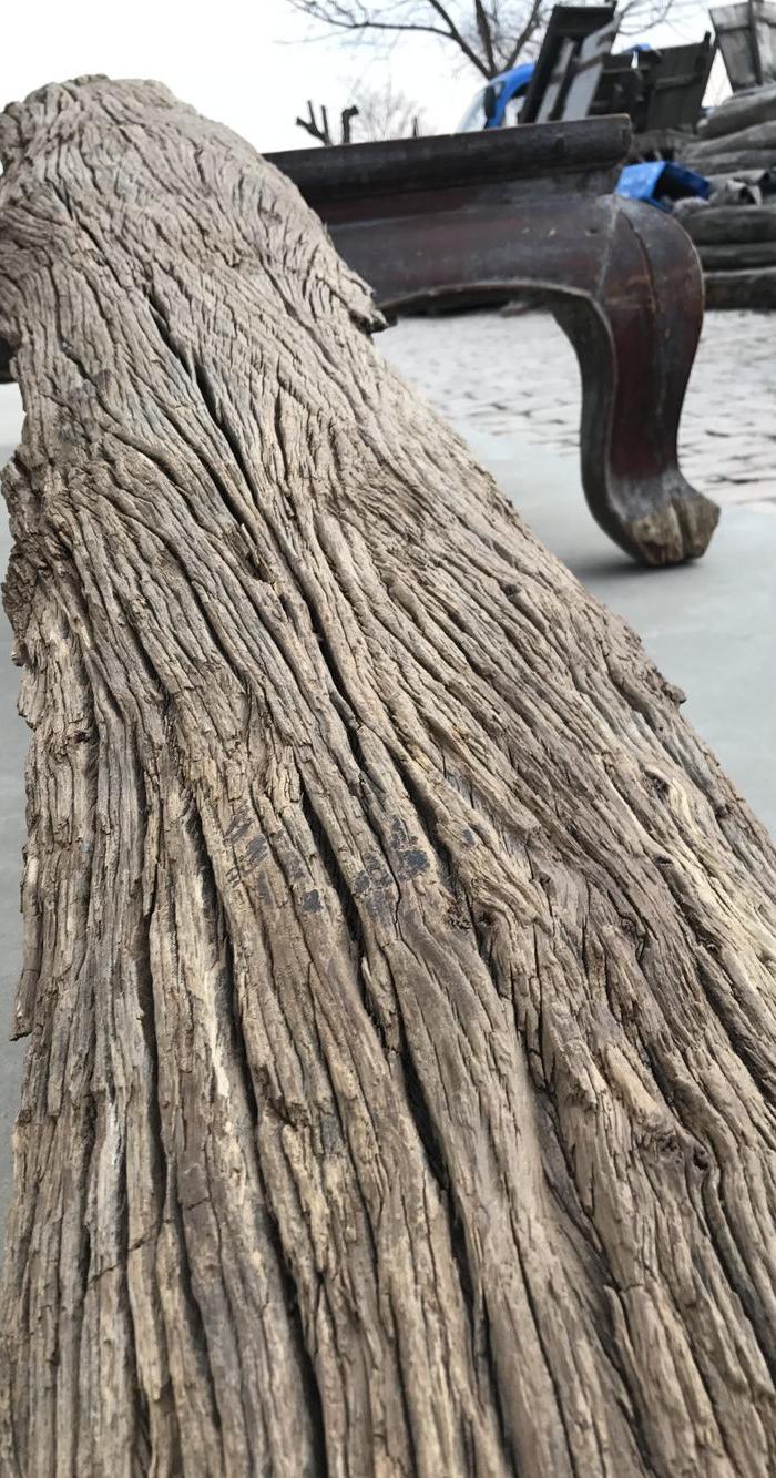 花梨木超级风化板一块可以做茶桌