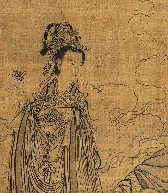 宋-佚名-维摩居士图轴-绢本