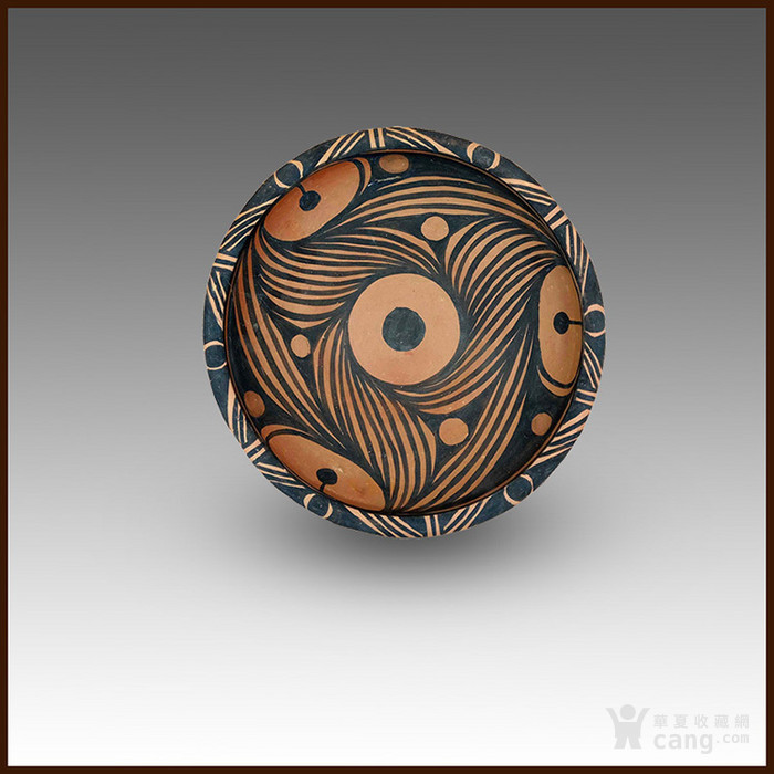 马家窑文化彩陶旋纹盆