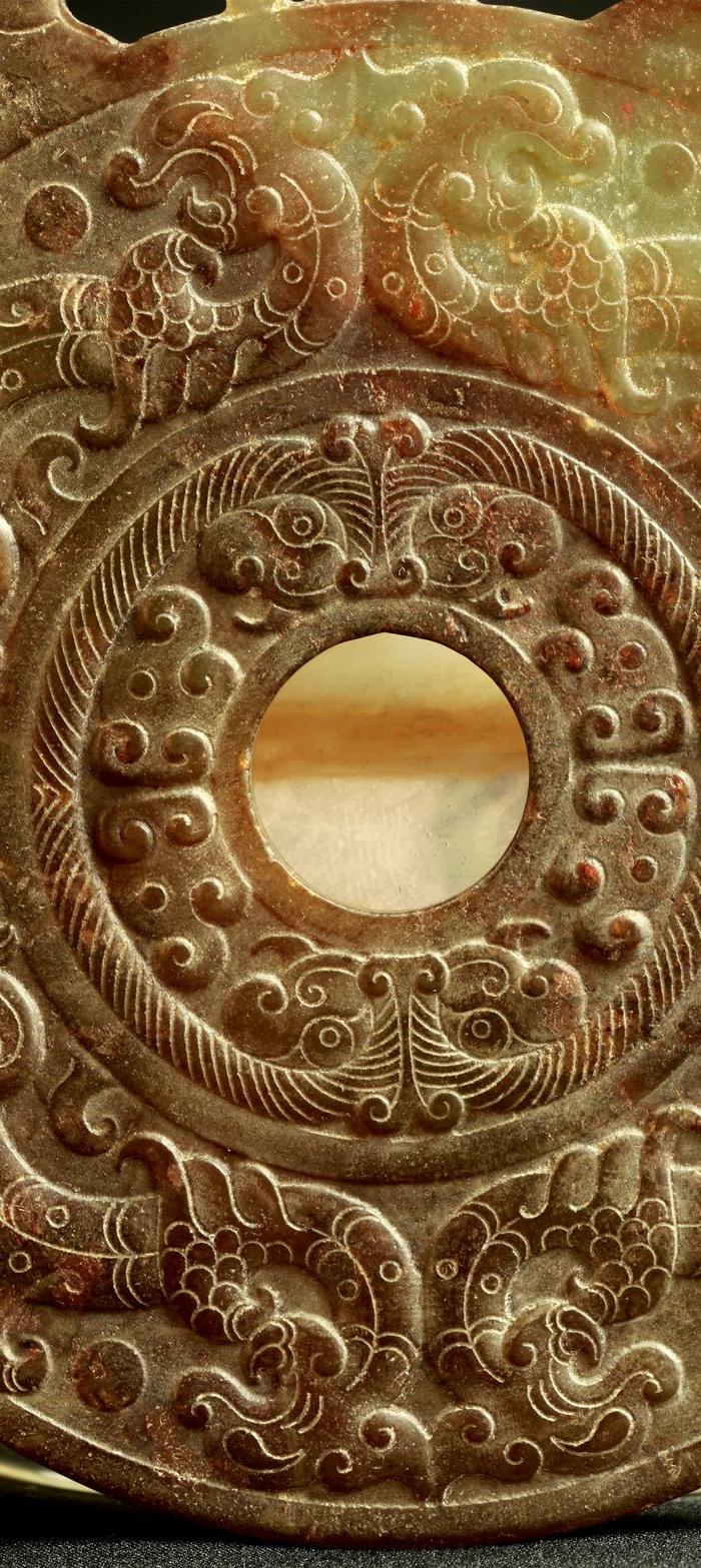 * 玉 龙纹出郭凤 壁