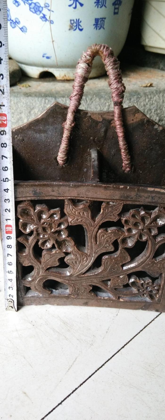 清代花卉筷子筒