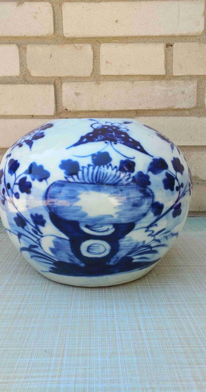 清代青花西瓜罐全品