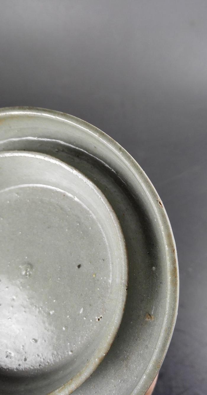 元代汝窑釉色青瓷茶托