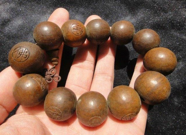 民国黄杨木佛珠手串