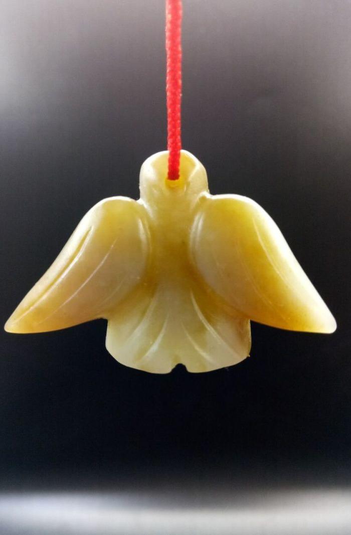 老玉玉和田玉玉鸟玉佩