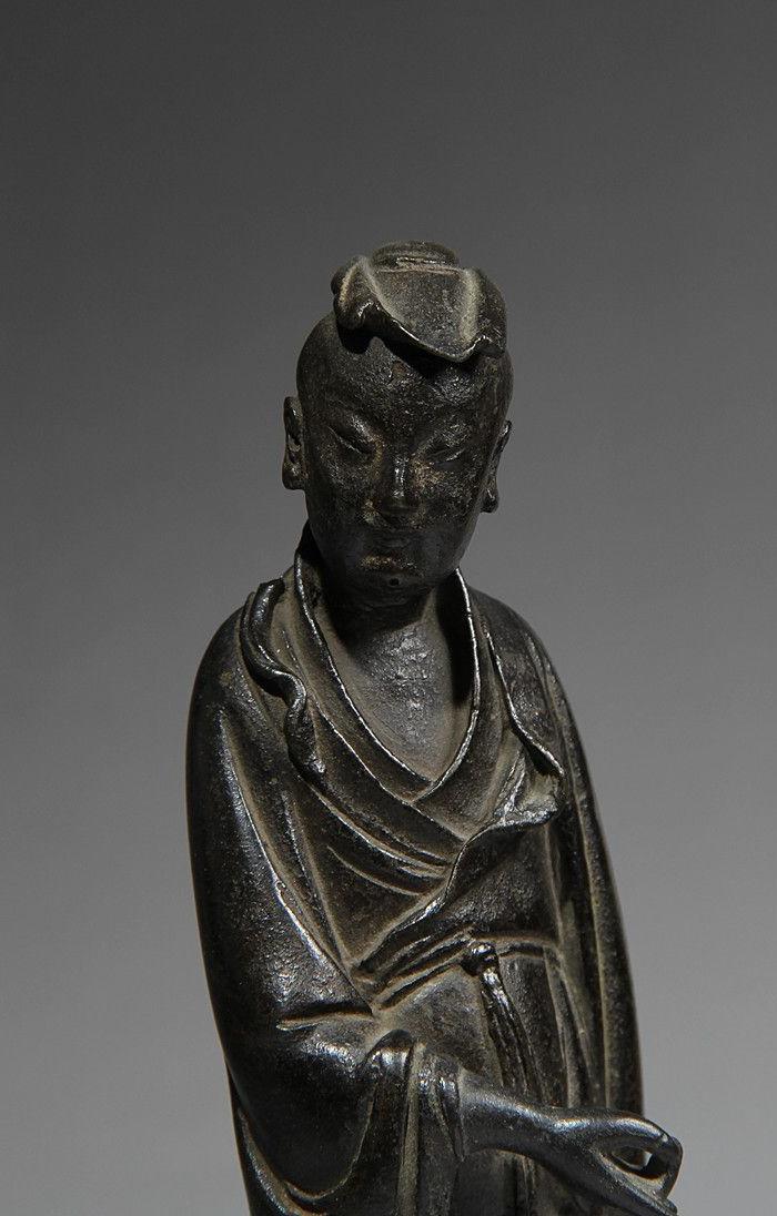 明代 铜东方朔立像