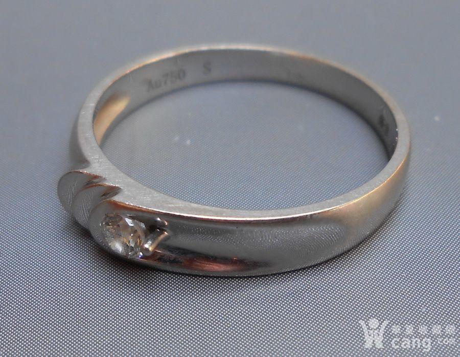 金兰au750钻戒