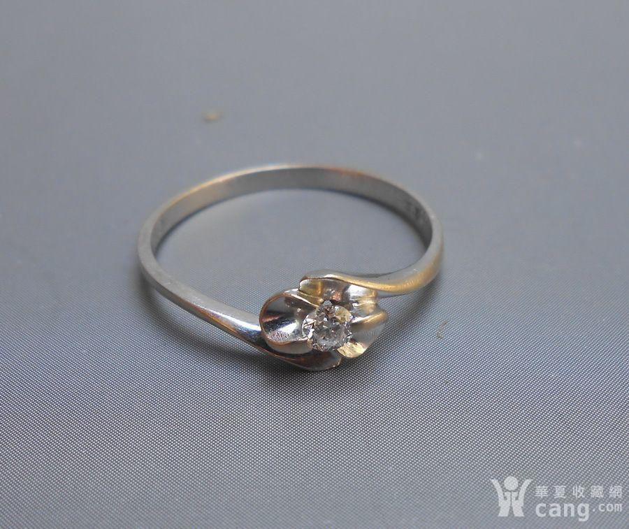 金兰au750花心钻戒