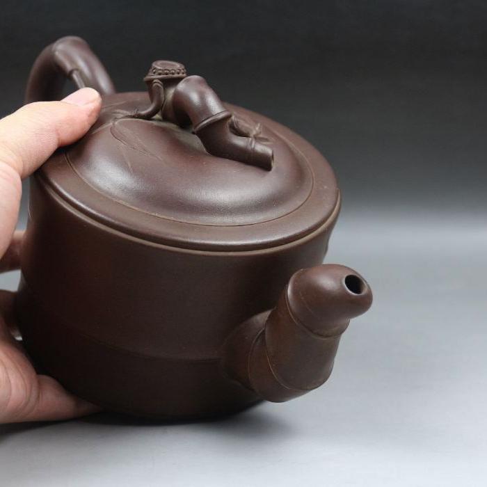 季益顺大竹节紫砂壶