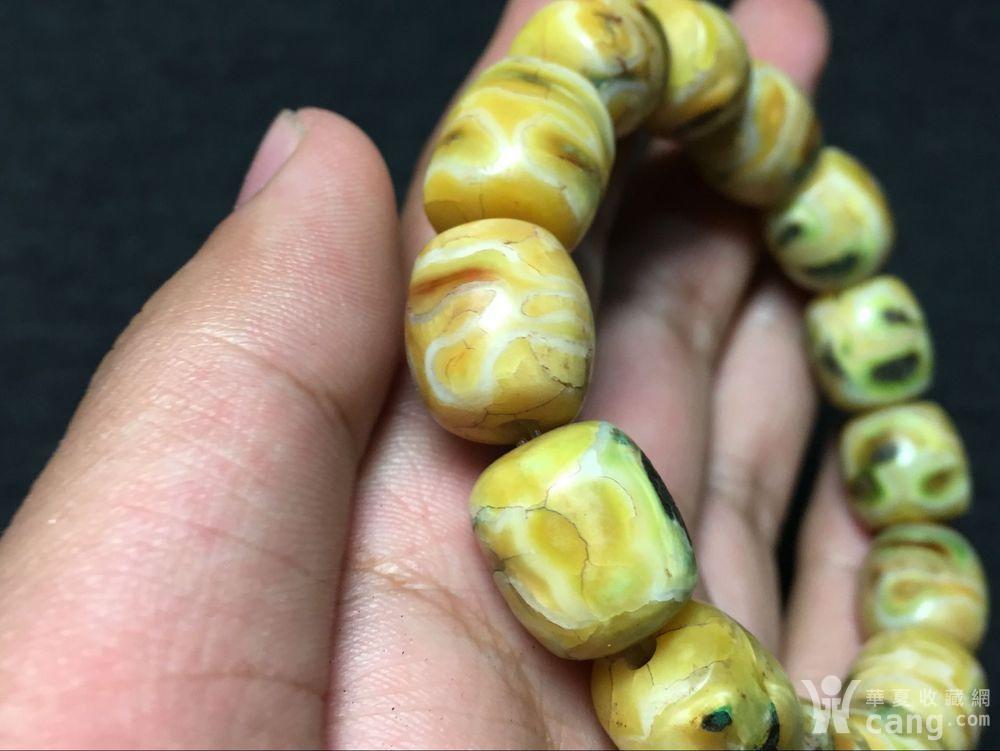 【日本回流】珍贵 鹤天桶珠 手串 包浆自然 笑纹漂亮