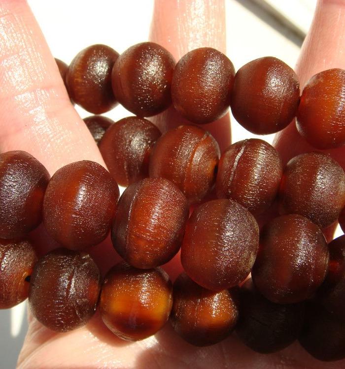 清代亚洲苏门答腊**1.6cm*108蜜色佛珠