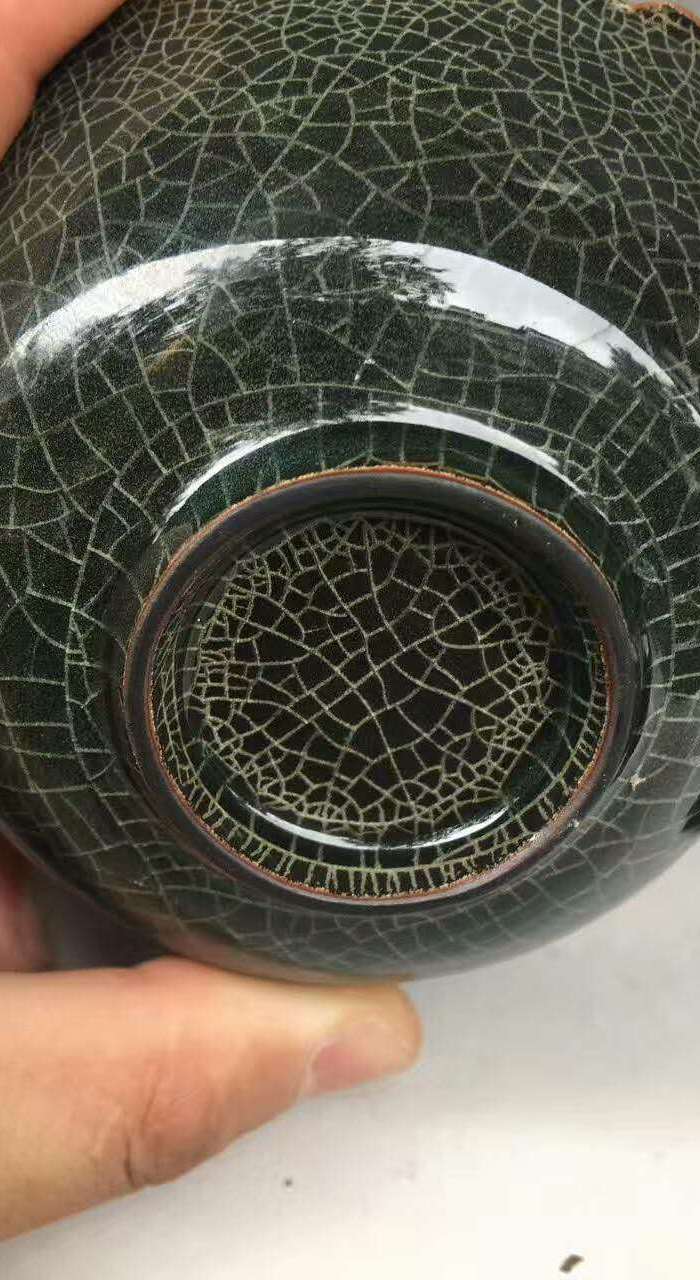 北宋小梅窑梅花葵口盏一对