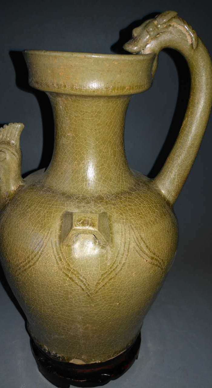 西*越窑青瓷鸡头壶