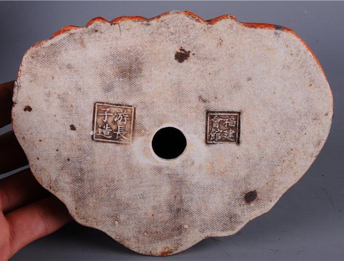 民国福建会馆游长子造珐琅彩鎏金三宝佛像22*16