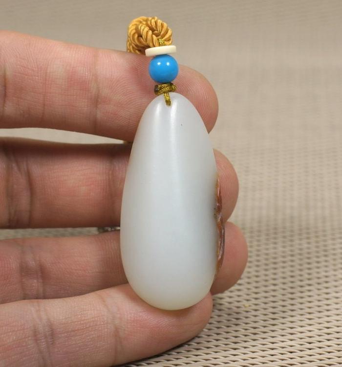 和田玉俄料羊脂白挂件富甲天下