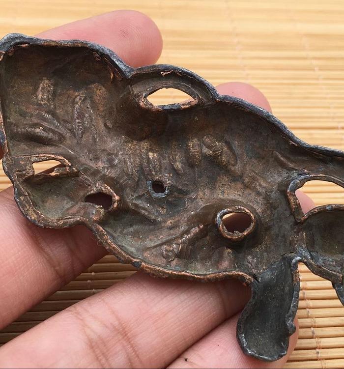 铜制 狮子挂件 南工 手工雕刻 包浆老到 工艺精美 佩戴
