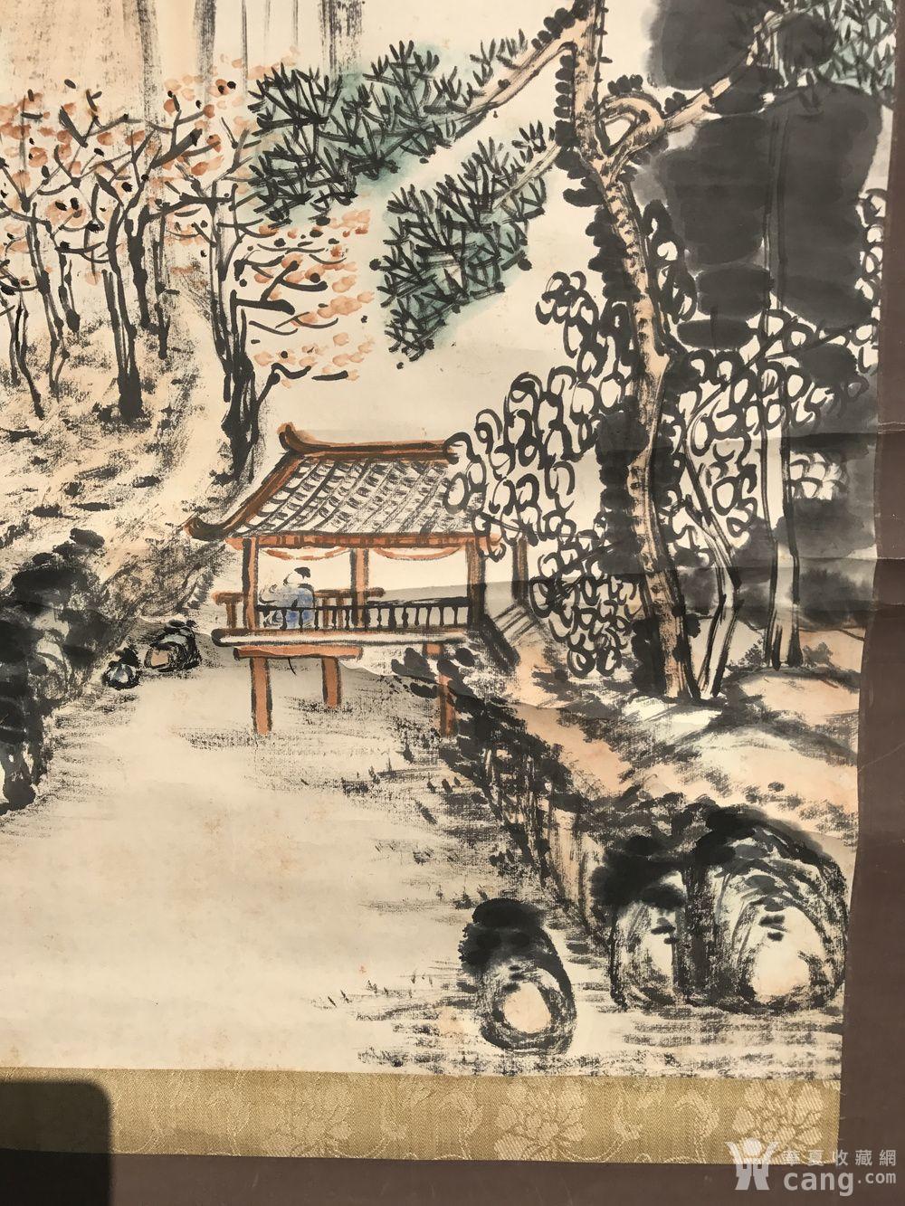 晚清民国时期名家绘画的山水人物图