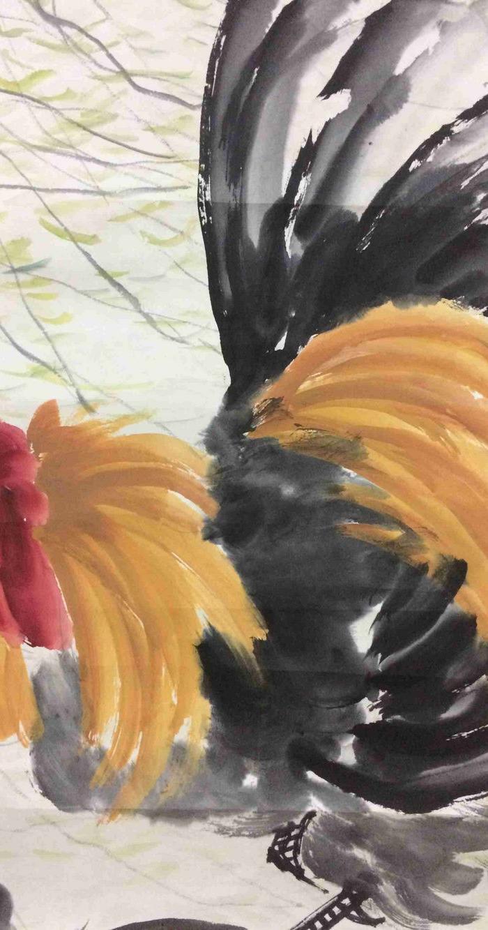 齐白石 公鸡