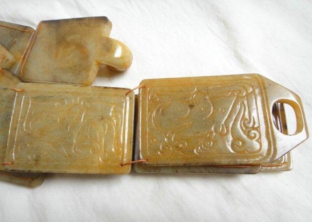 明代和田玉腰带