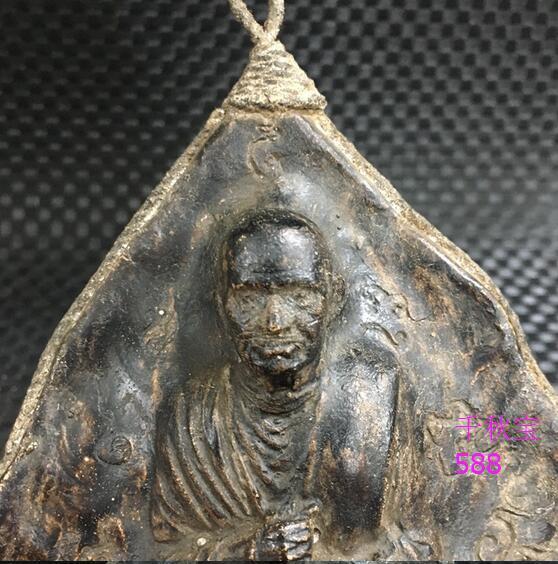 老香灰佛藏传佛像密宗佛牌 摆件