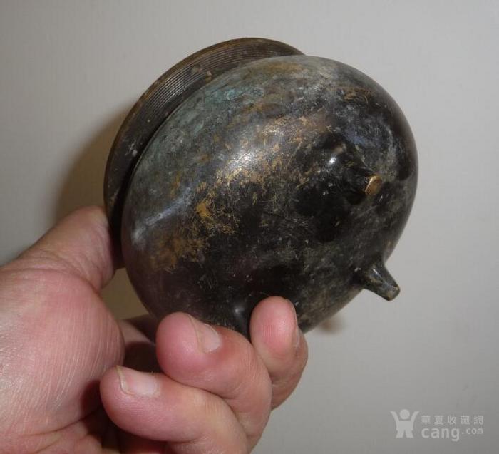 民国三足铜香炉