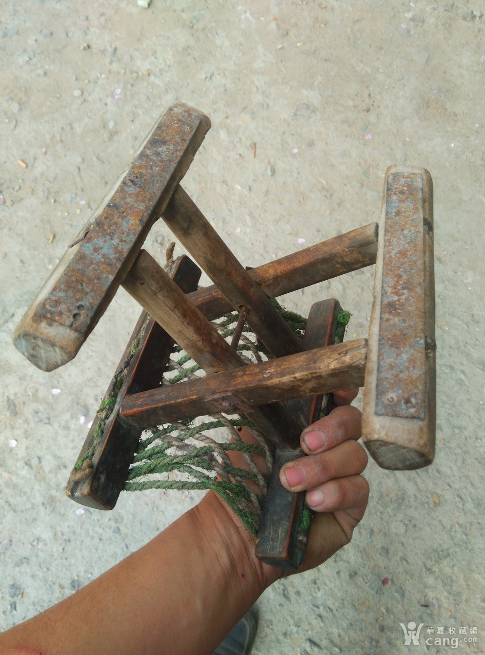 清代老包浆袖珍小马扎