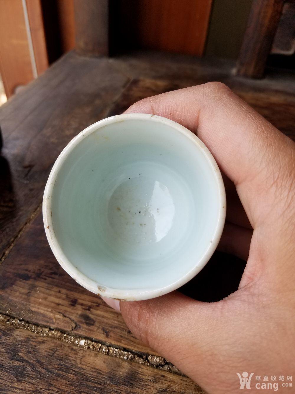 民国粉彩花卉高足杯