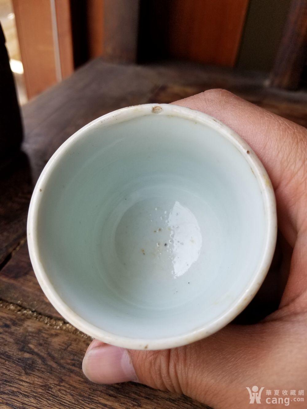 民国粉彩花卉高足杯