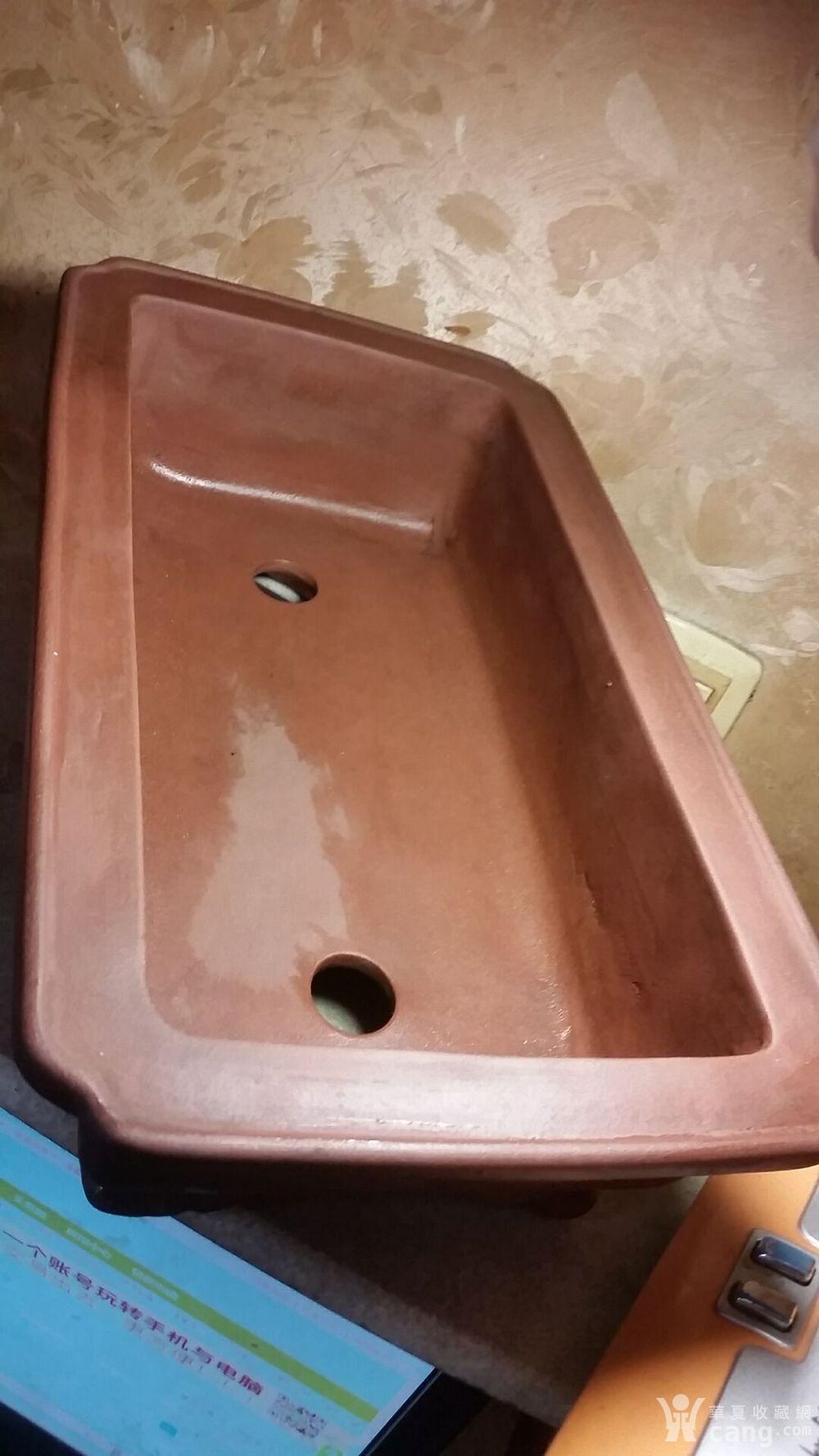文革前后.王建芬的紫砂大花盆(全品)