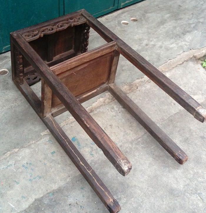 坤甸木灵芝花茶几001