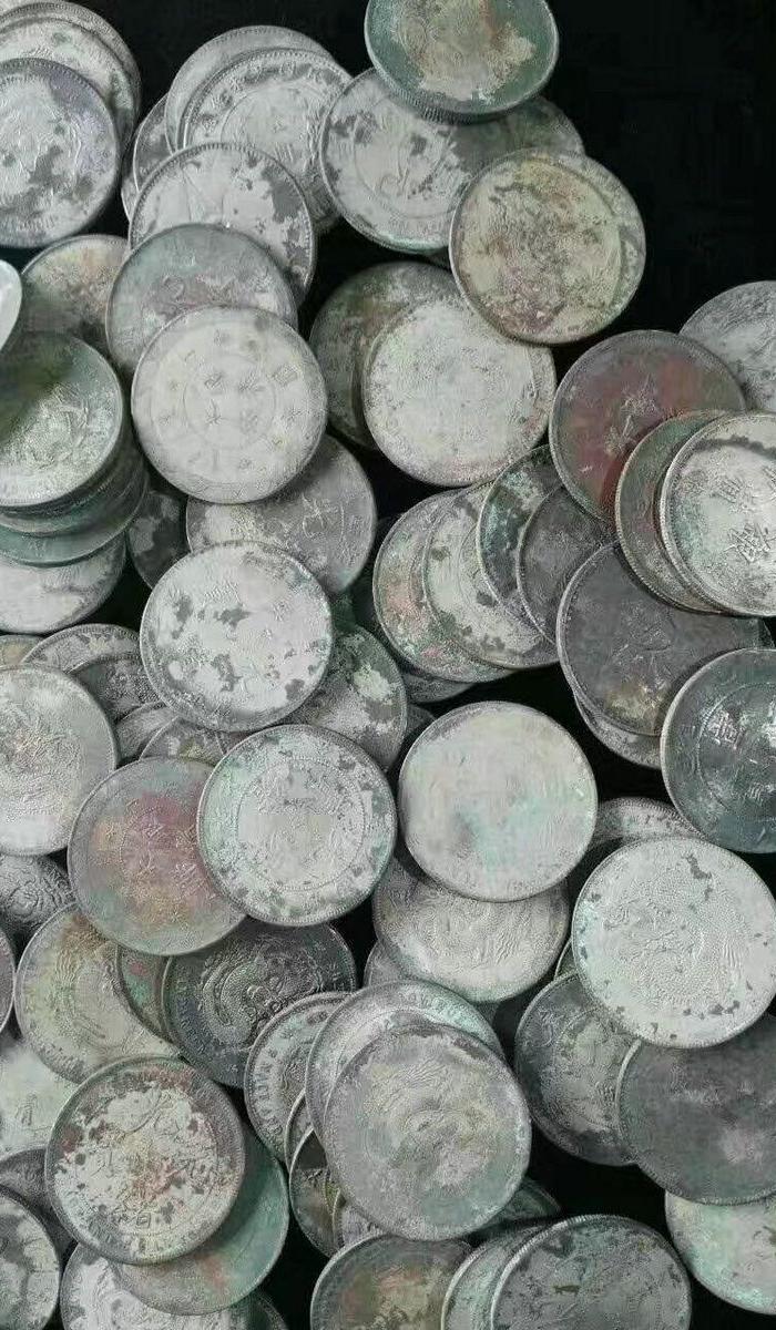 窖藏银元—24k纯金币