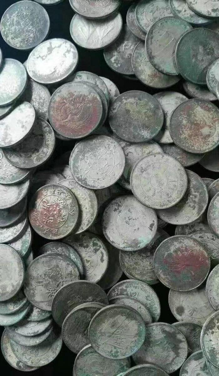 窖藏银元—24k纯金币