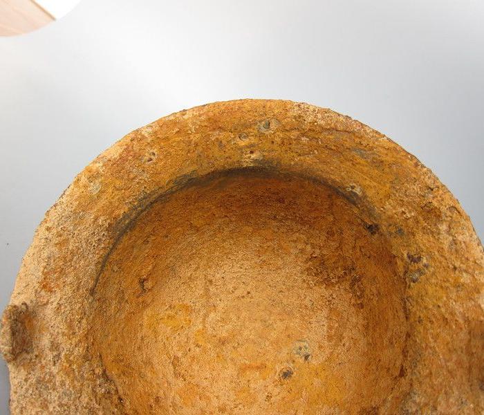 *铁器北宋三足鼎香炉老古董古玩包老保真