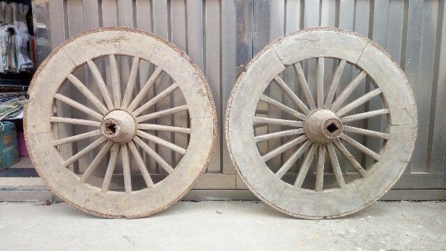 老轱辘(老车轮)2个