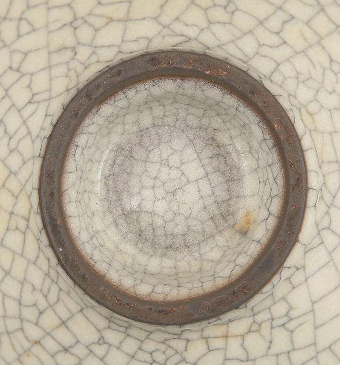 哥窑 金丝铁线 【大号】斗笠碗