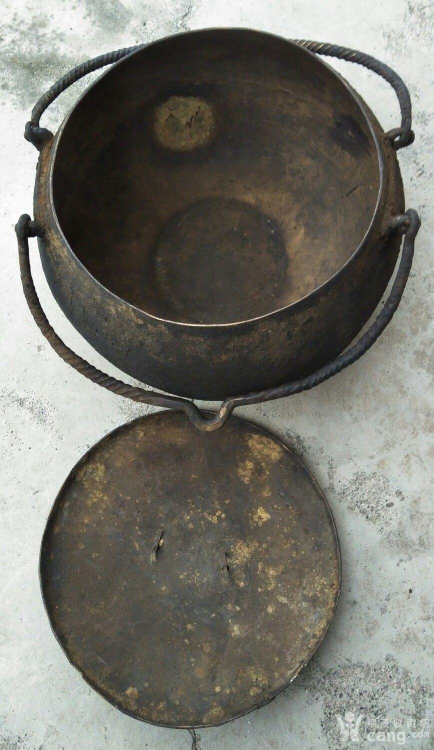 少见的老铜鼎锅