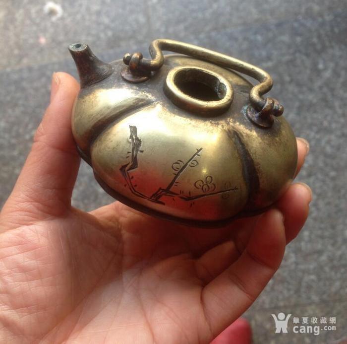永宜昌----少则得 铜水滴 文房铜水滴