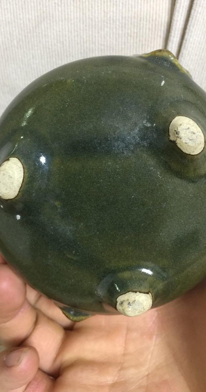 民国单色釉香炉图片_来自藏友跑步收老货_瓷器_地摊交易_华夏收藏 