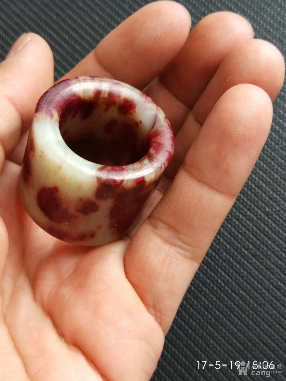 清代红沁玉扳指