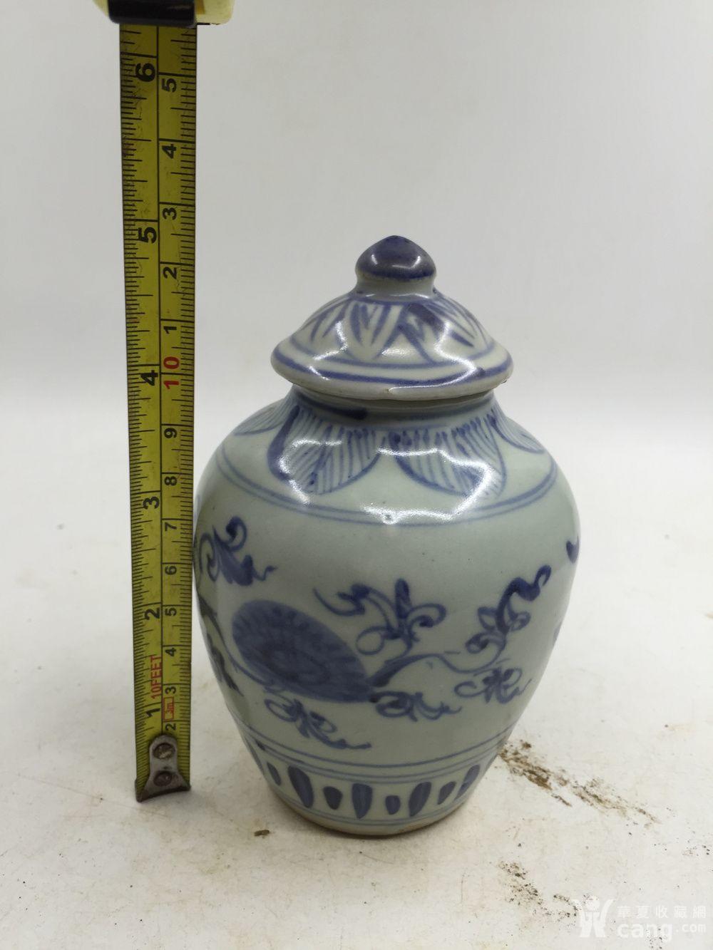 明代青花将军罐