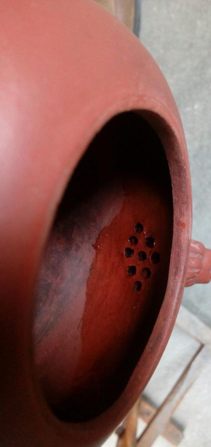 八十年代红泥佛手紫砂壶