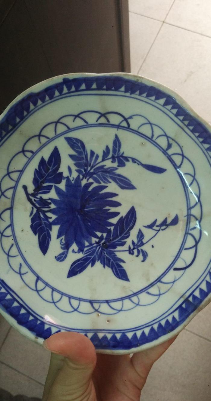 民国青花盘子