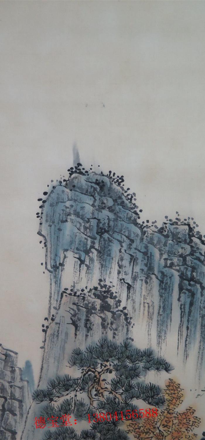 冯超然山水作品立轴